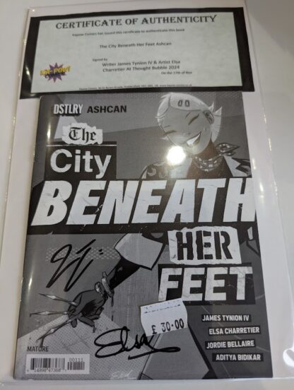 The Cuty Beneath her Feet Ashcan signed by James Tynion IV & Elsa Charretier