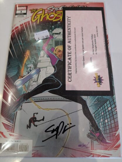 Spider-Gwen, The Ghost-Spider #1 one per store variant signed by Stephanie Phillips