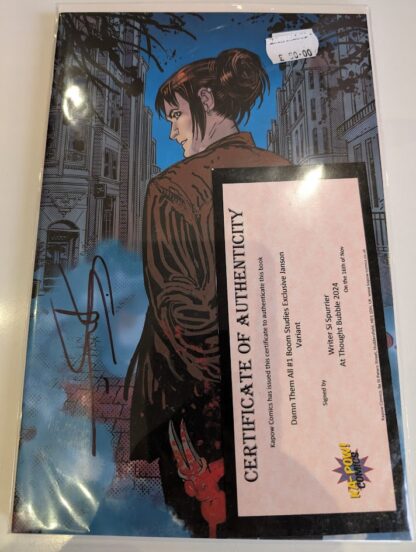 Damn Them All #1 Boom Studios exclusive variant signed by Si Spurrier