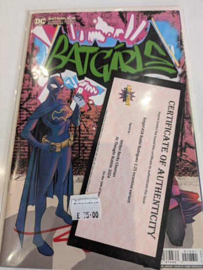 Batgirls #18 1:25 incentive variant signed by Becky Cloonan