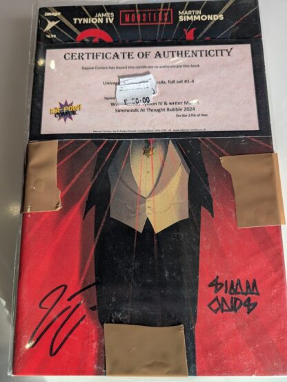 Universal Monsters Dracula signed by James Tynion IV & Martin Simmonds