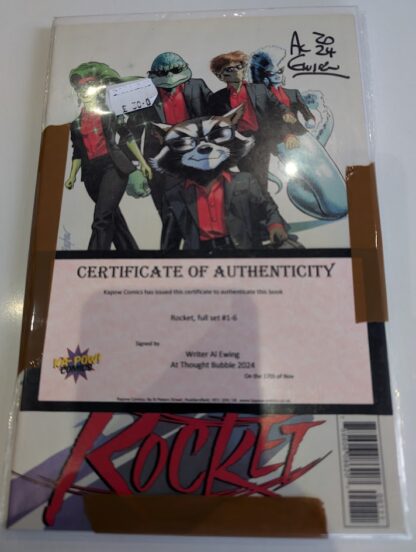 Rocket #1-6 signed by Al Ewing