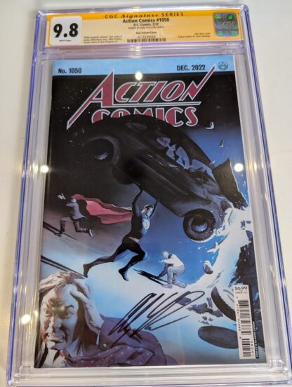 ACTION COMICS #1050 COVER C ALEX ROSS HOMAGE CARD STOCK VARIANT SIGNED BY ALEX ROSS CGC GRADED SIGNATURE SERIES 9.8